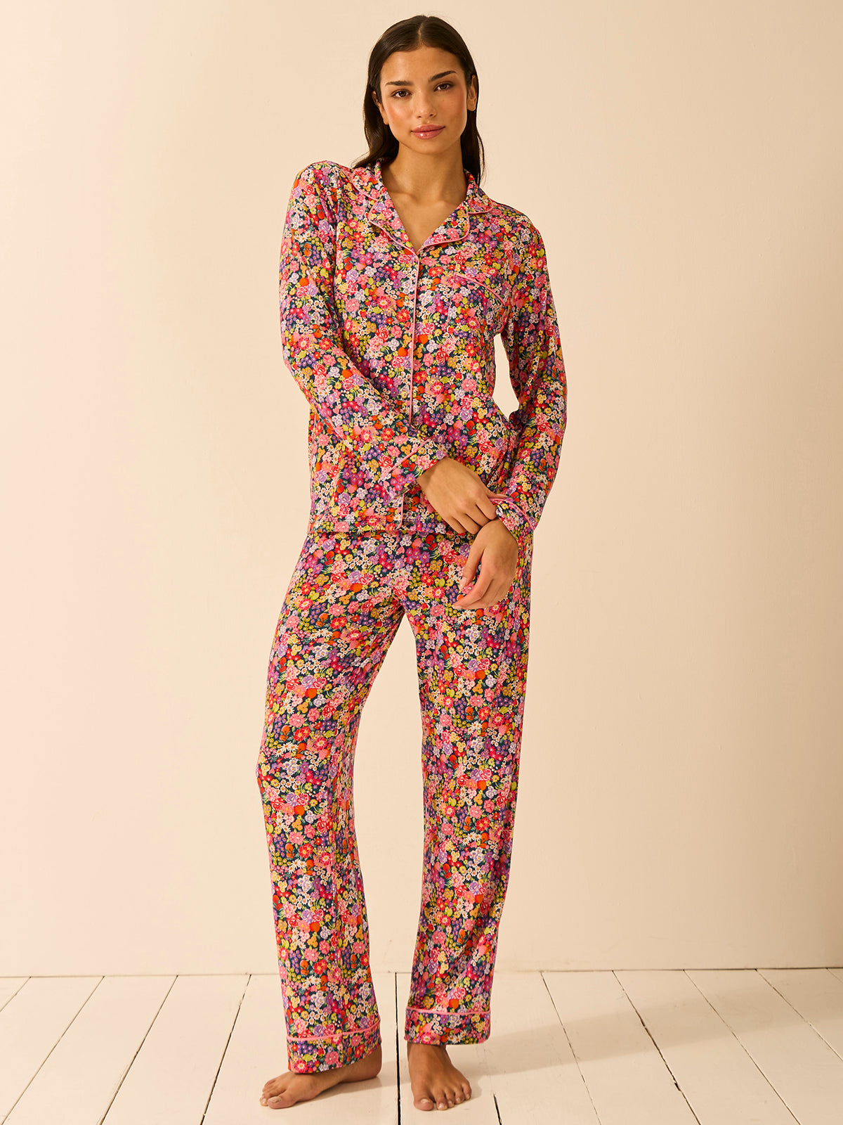 Long Pajama Set - Botanical Bloom