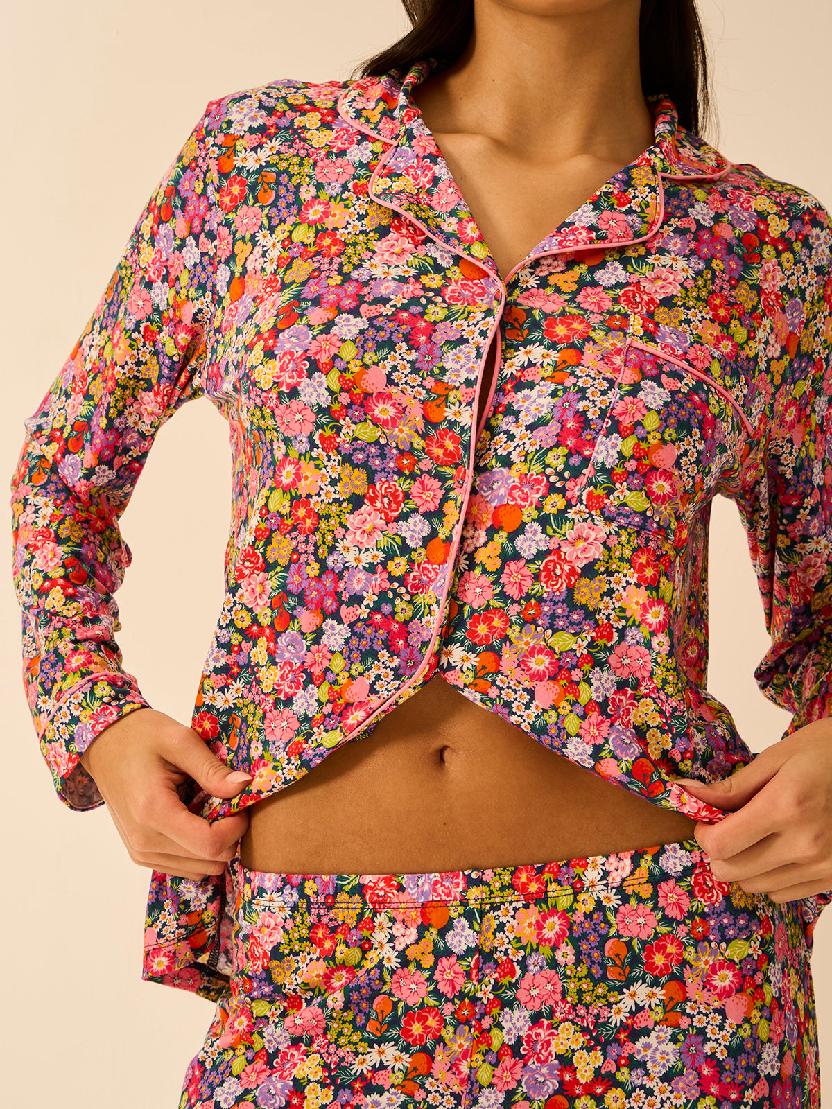 Long Pajama Set - Botanical Bloom