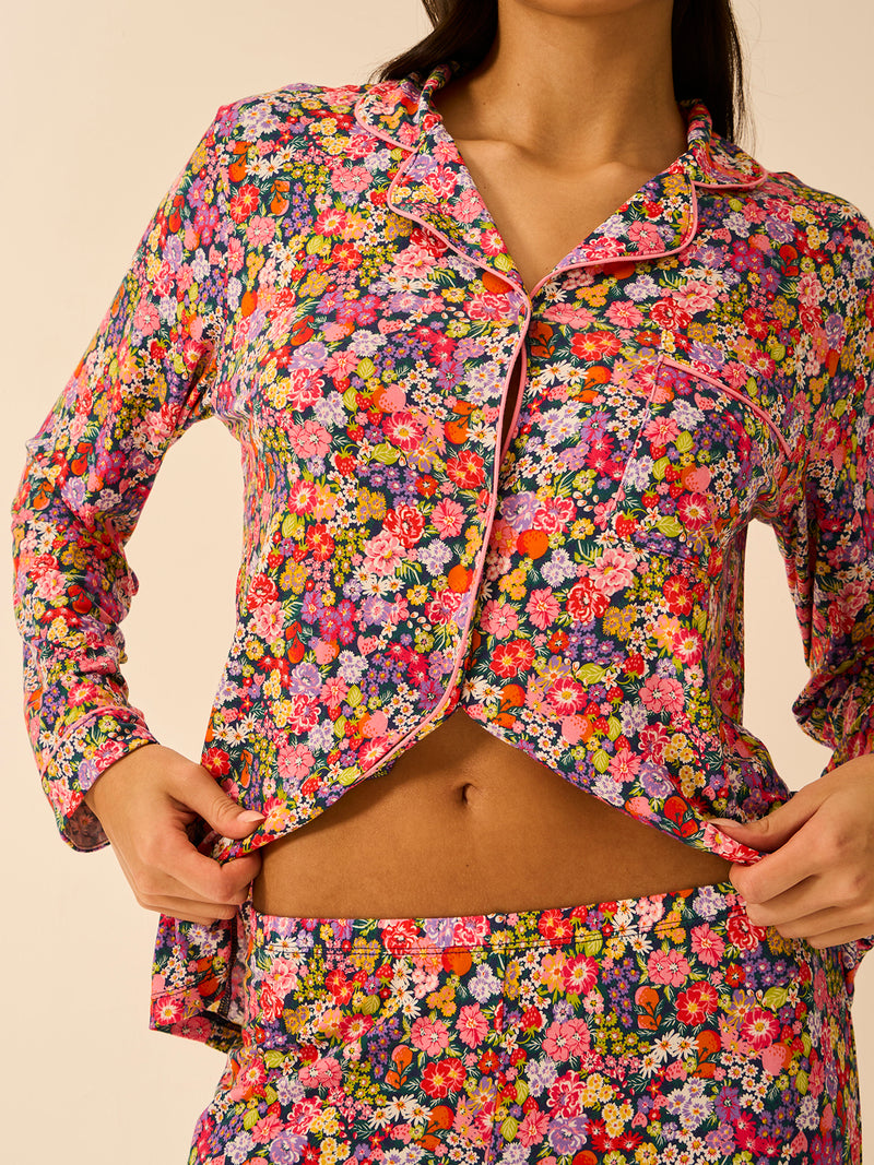 Long Pajama Set - Botanical Bloom