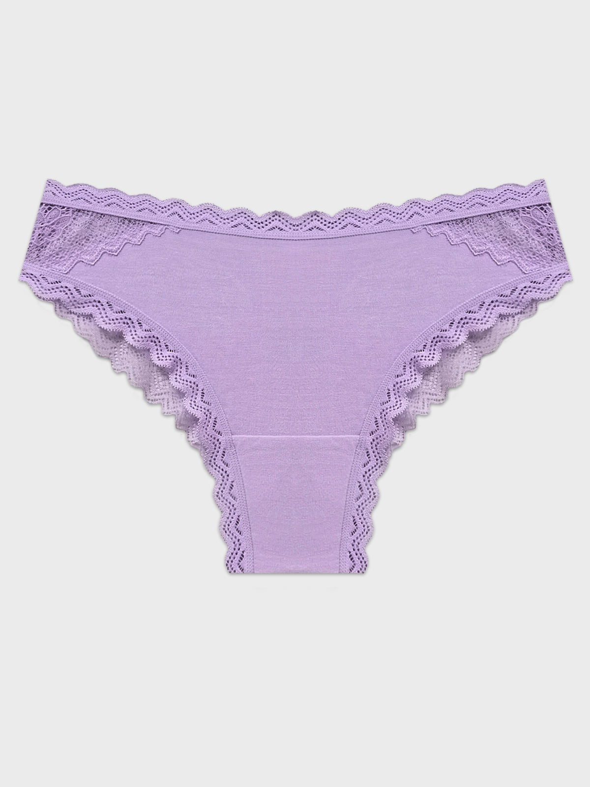 Eco Lace Brazilian Brief - Lavender Haze