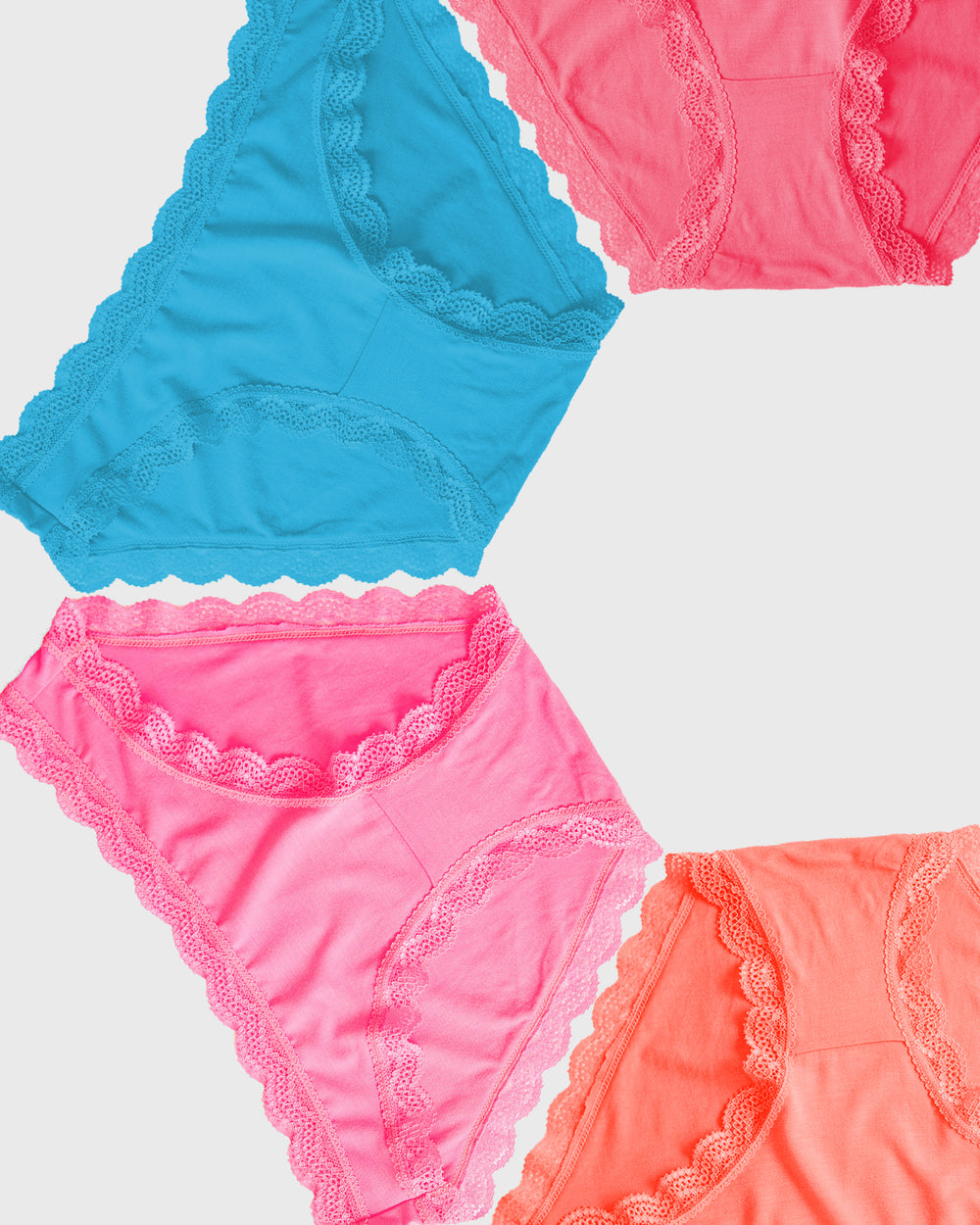 The Original Brief Four Pack - Brights  Sustainable TENCEL™ Underwear –  Stripe & Stare USA