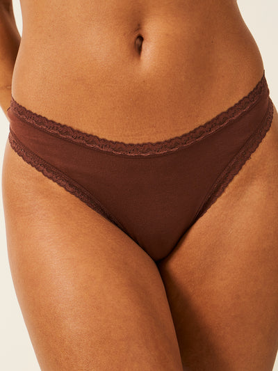 Thong - Cocoa Stripe & Stare®