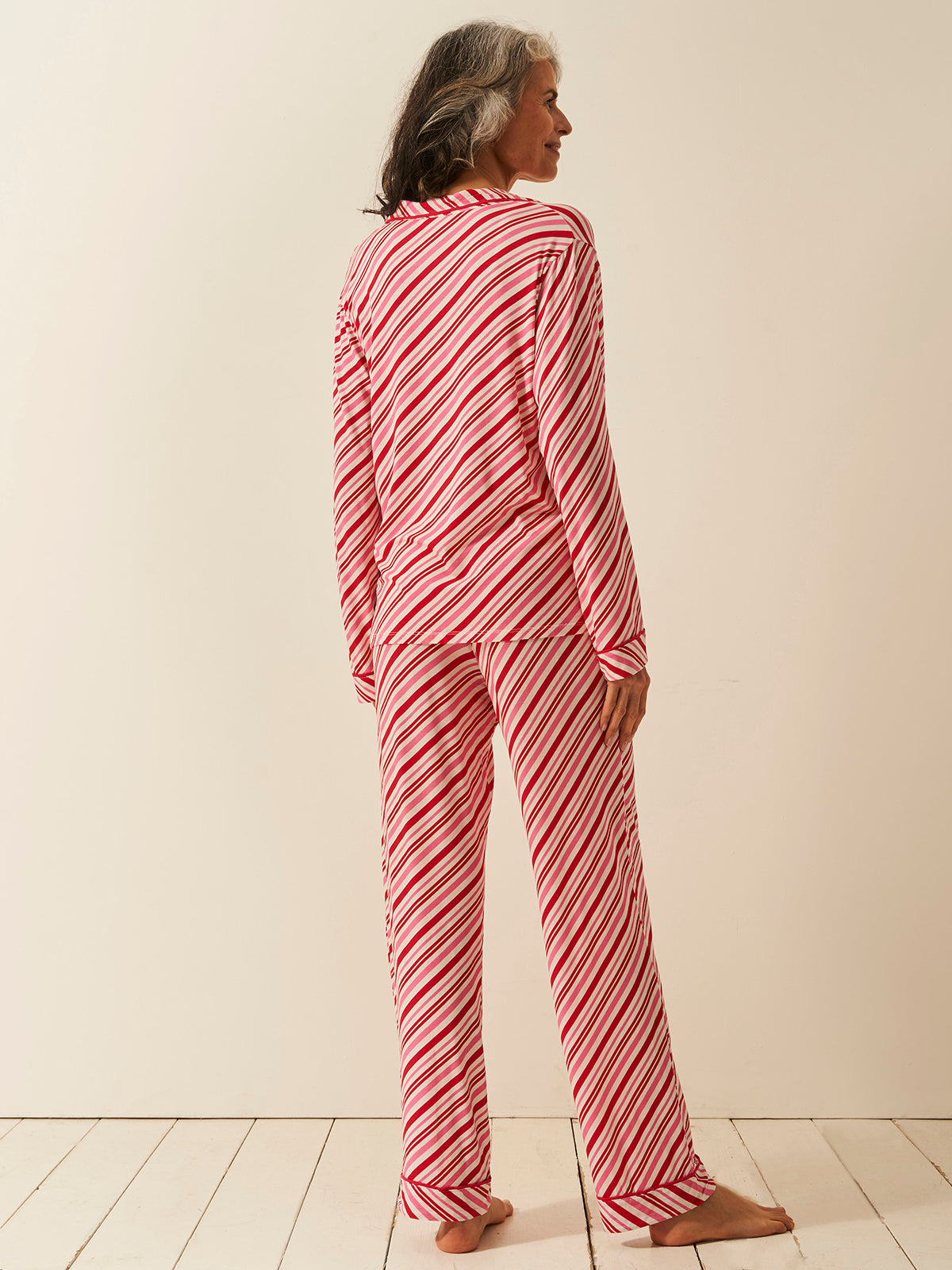 Long Pajama Set - Candy Cane Wishes