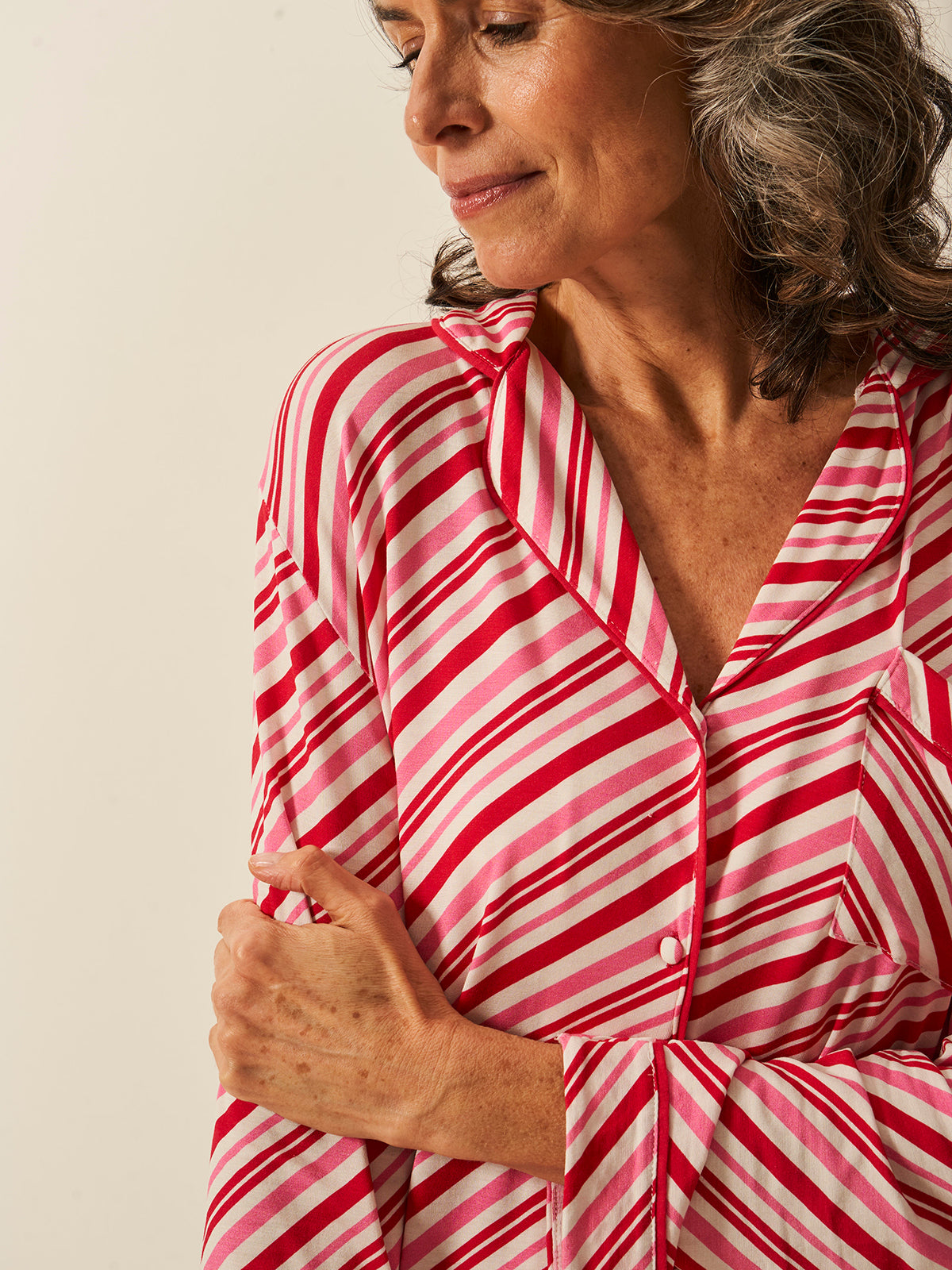 Long Pajama Set - Candy Cane Wishes