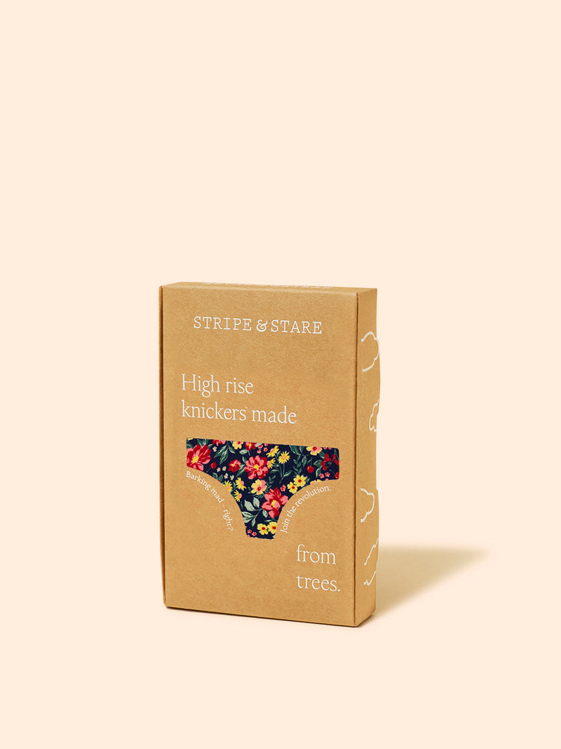 High Rise Brief - Cherry Bloom