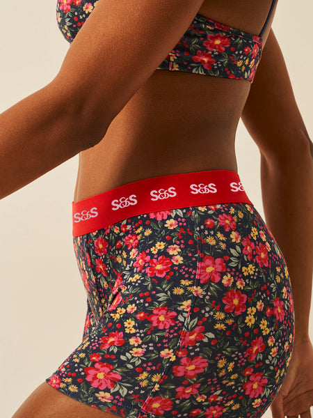 Women's Boxer - Cherry Bloom
