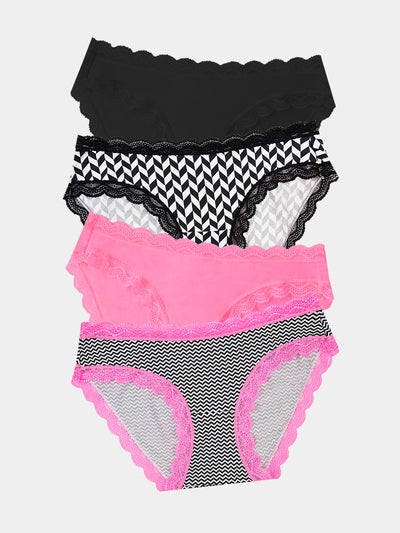 The Original Brief Four Pack - Chevron Stripe & Stare
