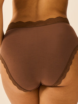 High Rise Brief - Chocolate