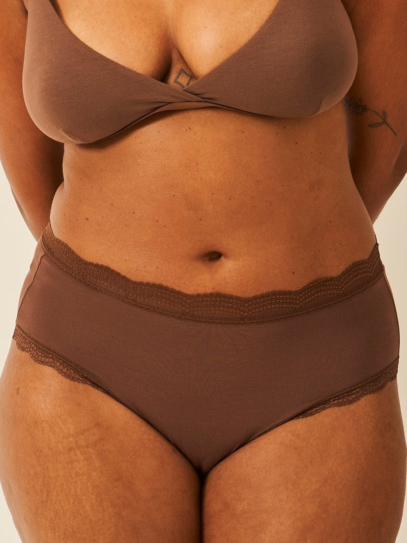 High Rise Brief - Chocolate