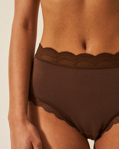 High Rise Brief Four Pack - Mocha Essentials Charming Garment Enterprises Co