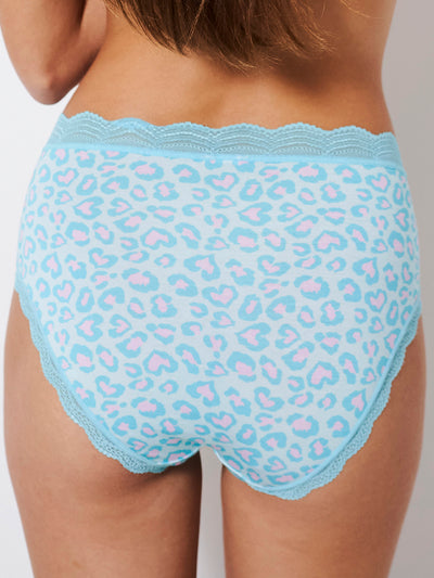 High Rise Brief - Chameleon Leopard Stripe & Stare®