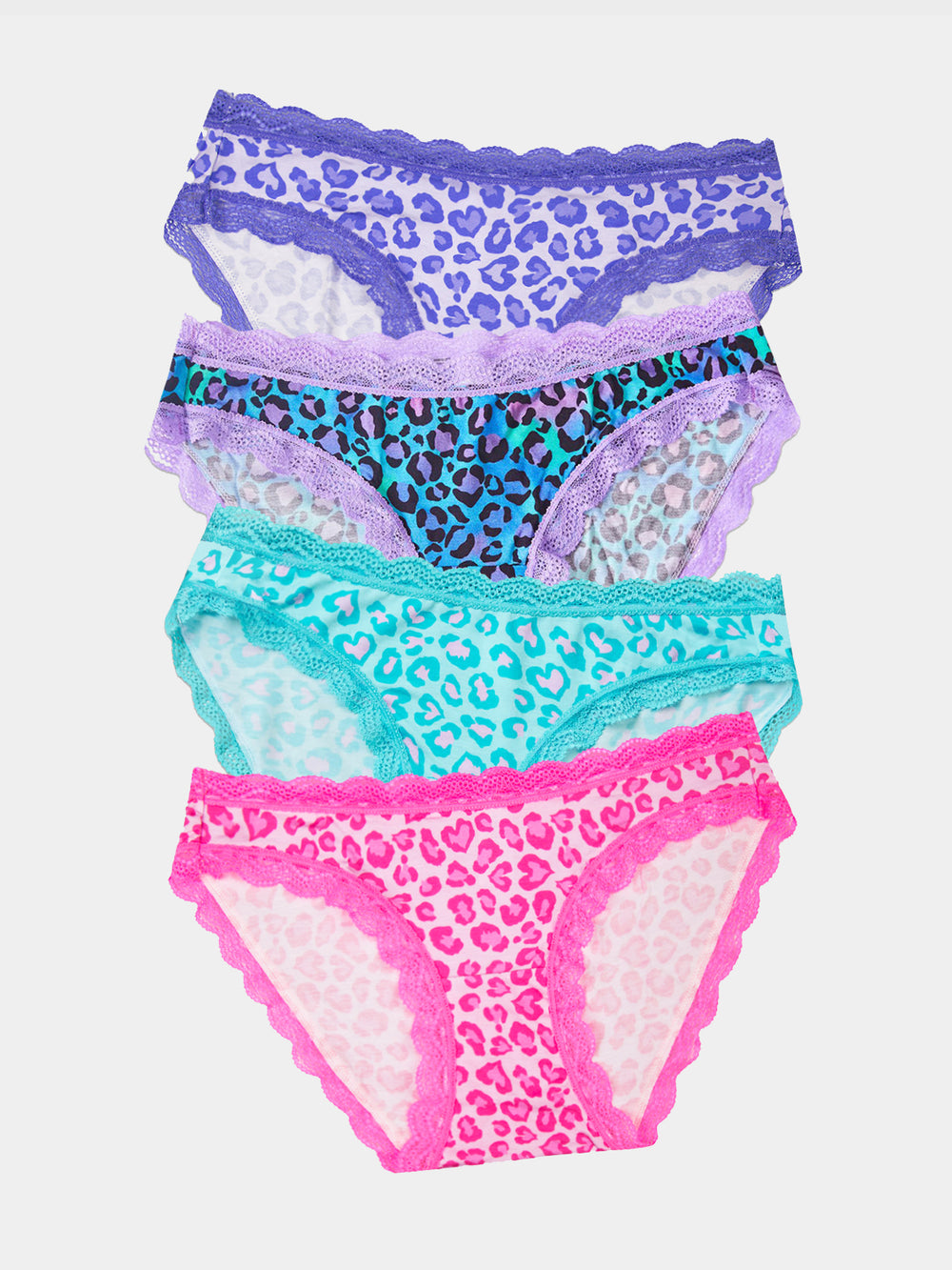 The Original Brief Four Pack - Classic Leopard Stripe & Stare