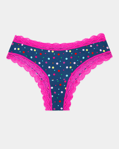 Brazilian Brief - Midnight Confetti Stripe & Stare