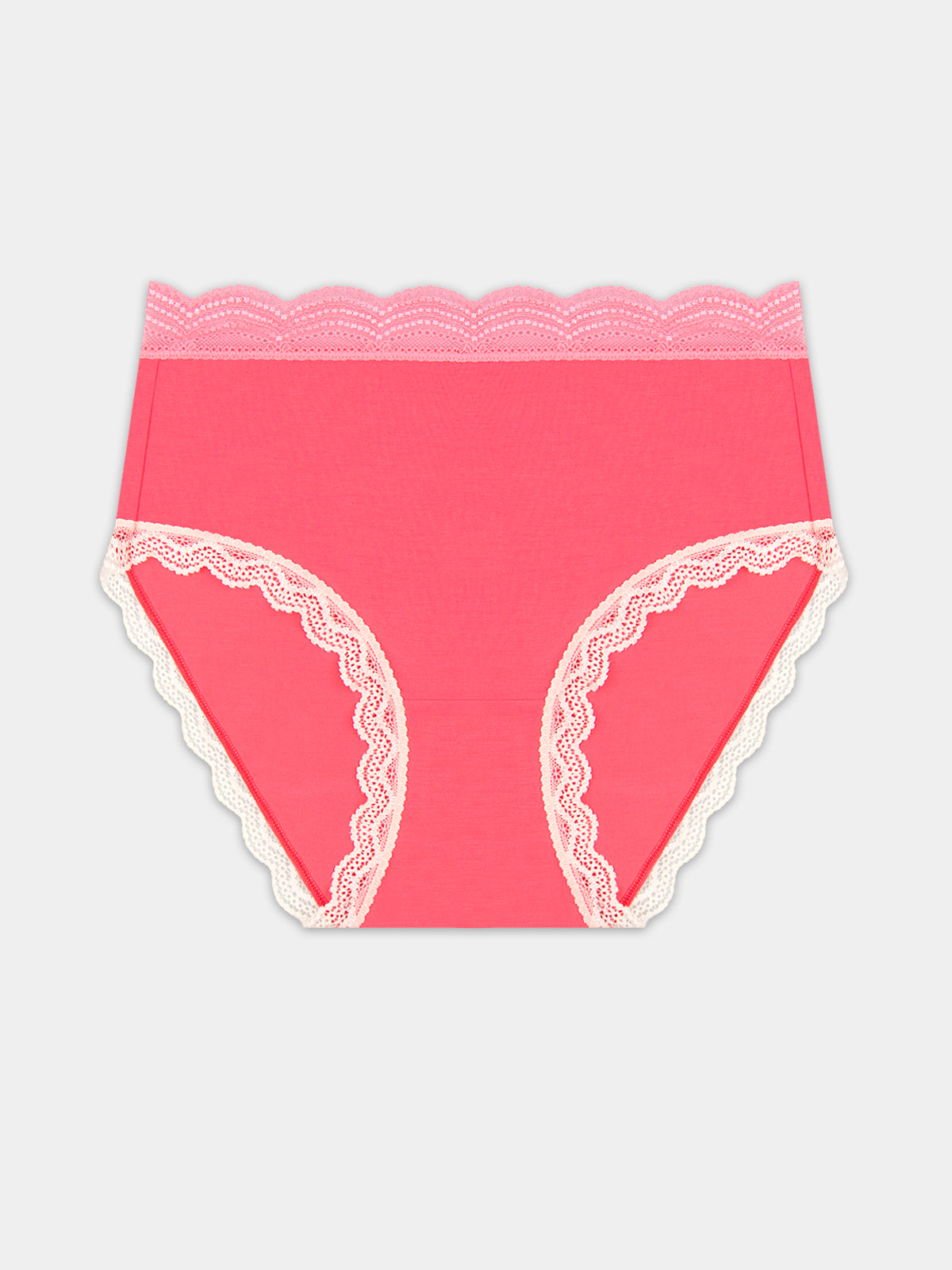 High Rise Brief - Coral Paradise and Buttercream