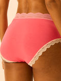 High Rise Brief - Coral Paradise and Buttercream