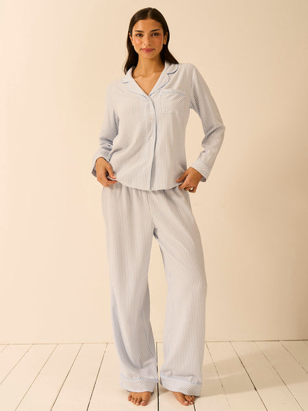 Soft Brushed Woven Pajama Bottoms - Check Mate