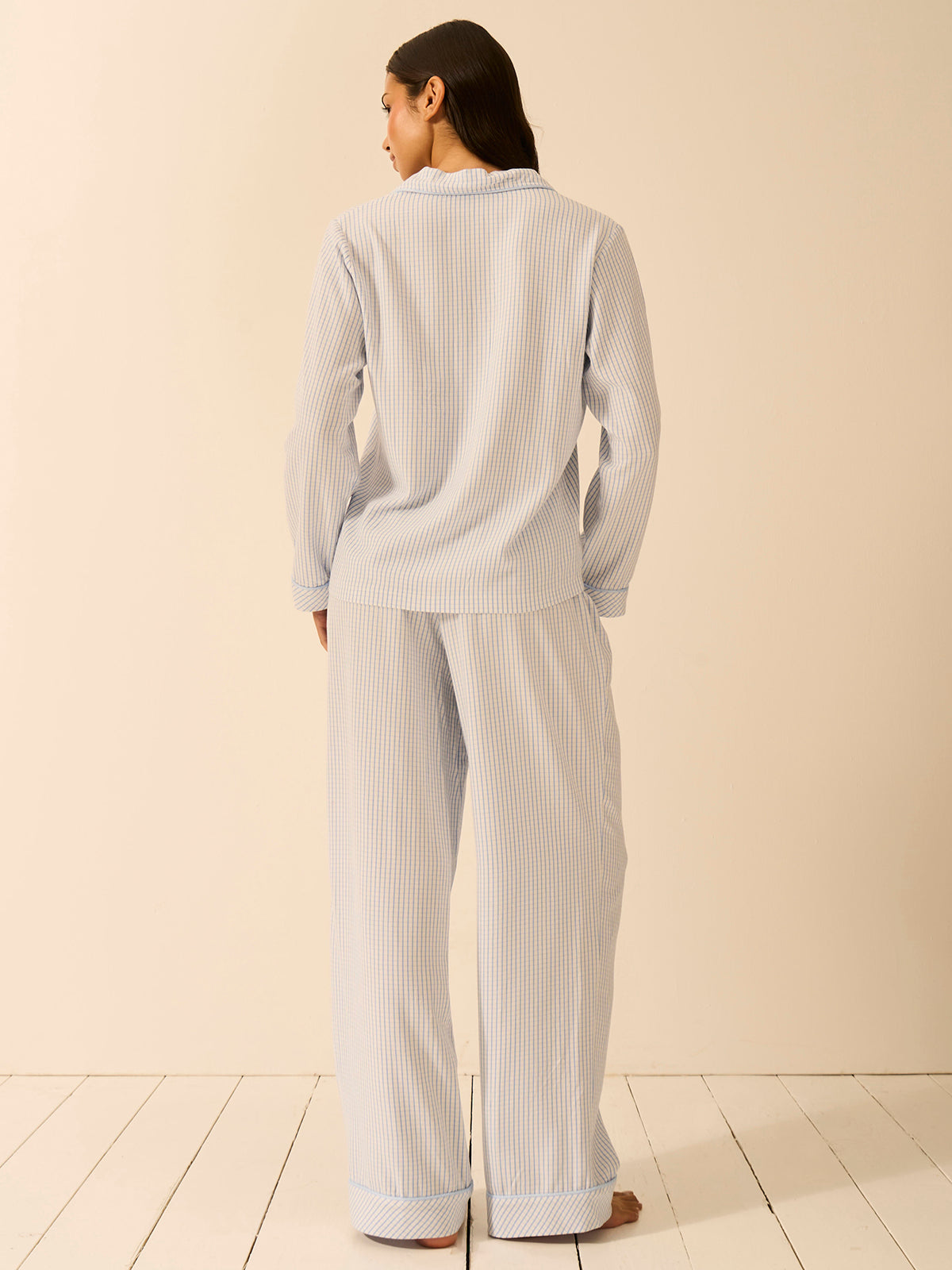 Soft Brushed Woven Pajama Bottoms - Check Mate