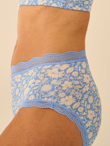 High Rise Brief - Cornflower Petals
