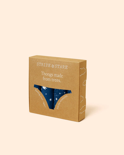 Thong Four Pack - Cosmic Star Stripe & Stare