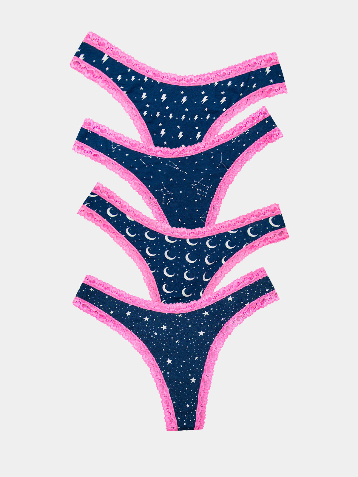 Thong Four Pack - Cosmic Star Charming Garment Enterprises Co