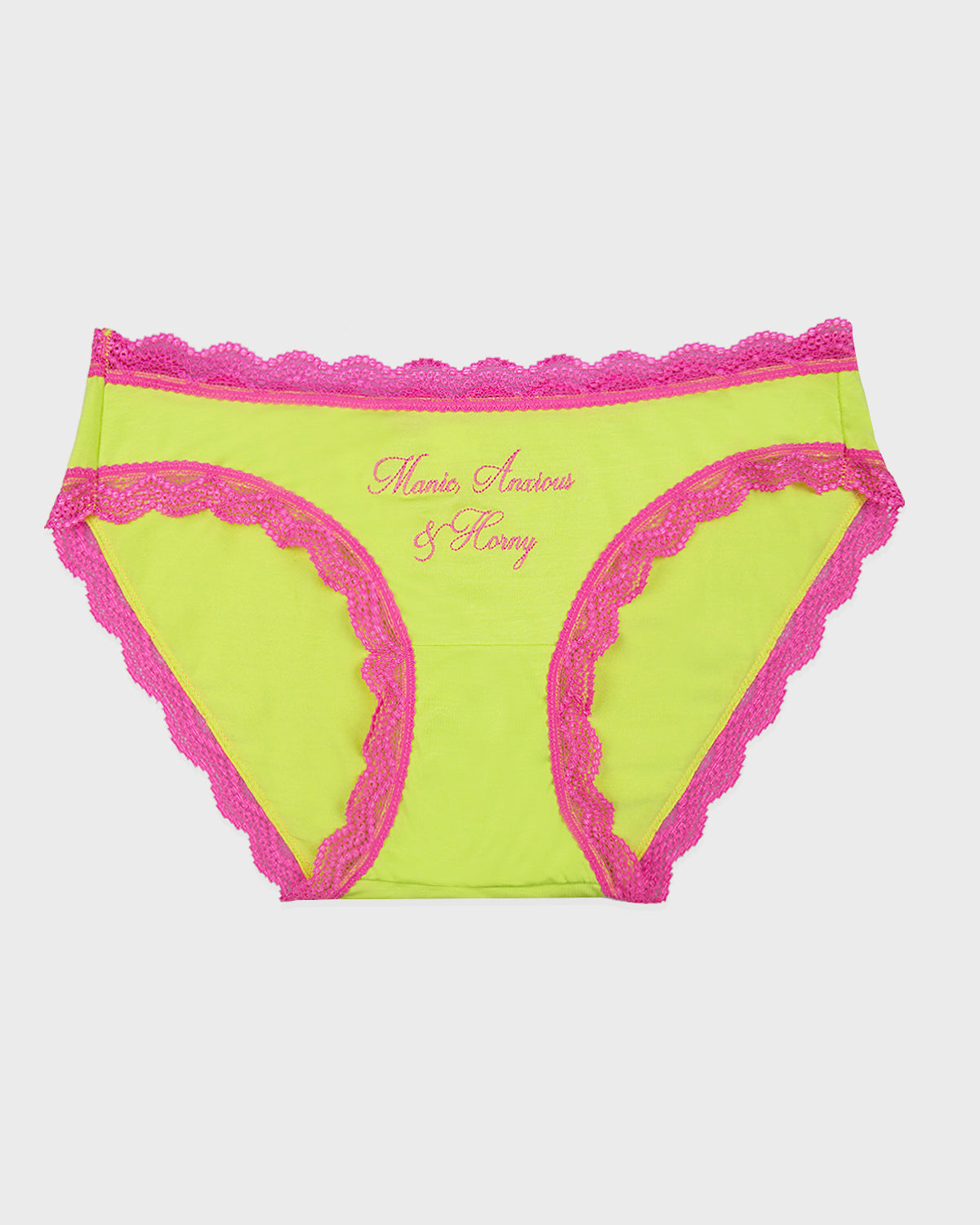 The Original Brief - Debute Manic Slogan Charming Garment Enterprises Co
