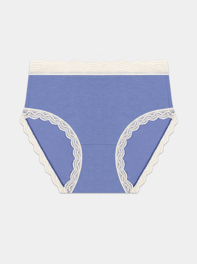 High Rise Brief - Denim Blue & Buttercream Wholegood Inter-United Ltd