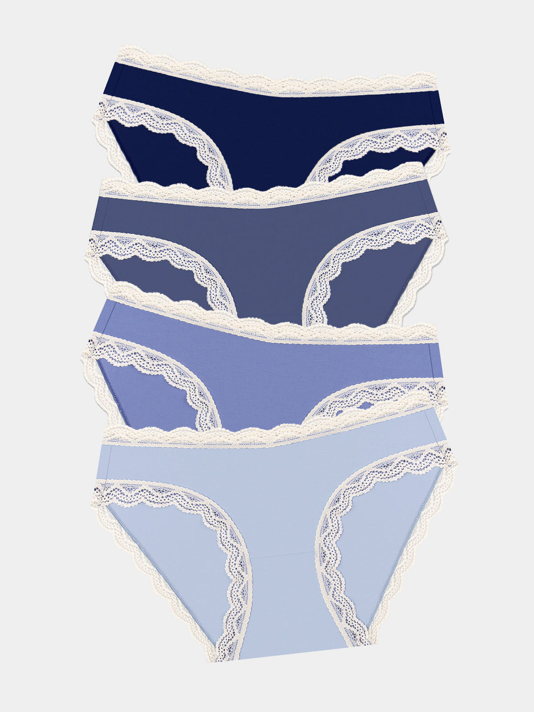 The Original Brief Four Pack - Denim Blues Wholegood Inter-United Ltd