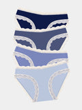 The Original Brief Four Pack - Denim Blues