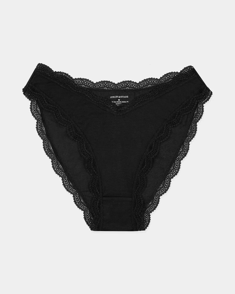 Dipped Tanga Brief - Black Charming Garment Enterprises Co