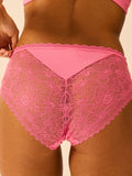 Eco Lace High Rise Brief - Pink Cosmos