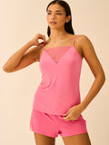 Eco Lace Cami - Pink Cosmos