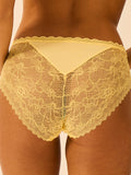 Eco Lace High Rise Brief - Lemon Zest