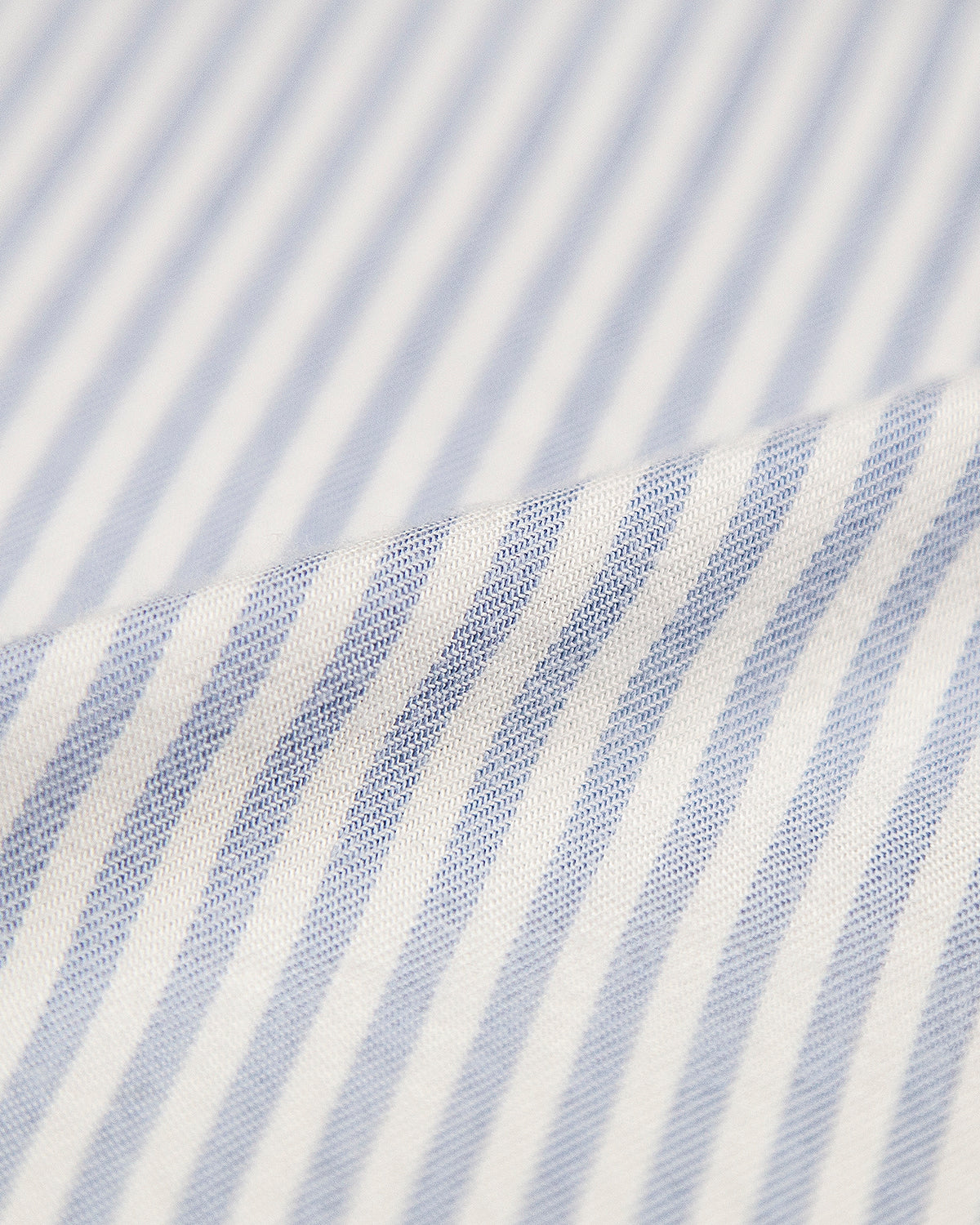 Soft Brushed Woven Pajama Top - Blue Stripe Anjos & Lourenco