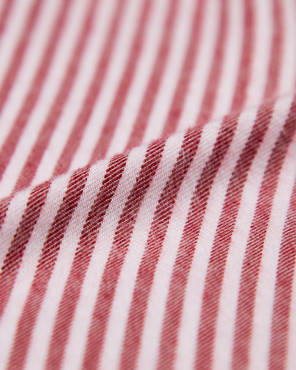 Soft Brushed Woven Pajama Shorts - Red Stripe Anjos & Lourenco