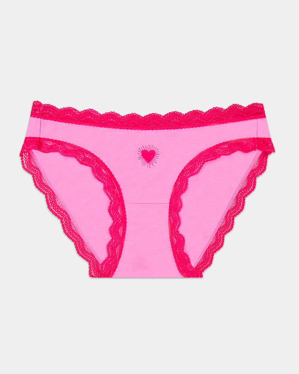 The Original Brief - Embroidered Beating Heart Stripe & Stare