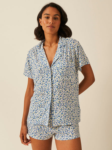 Emily English X S&S Short Pajama Set - Blueberry Charming Garment Enterprises Co