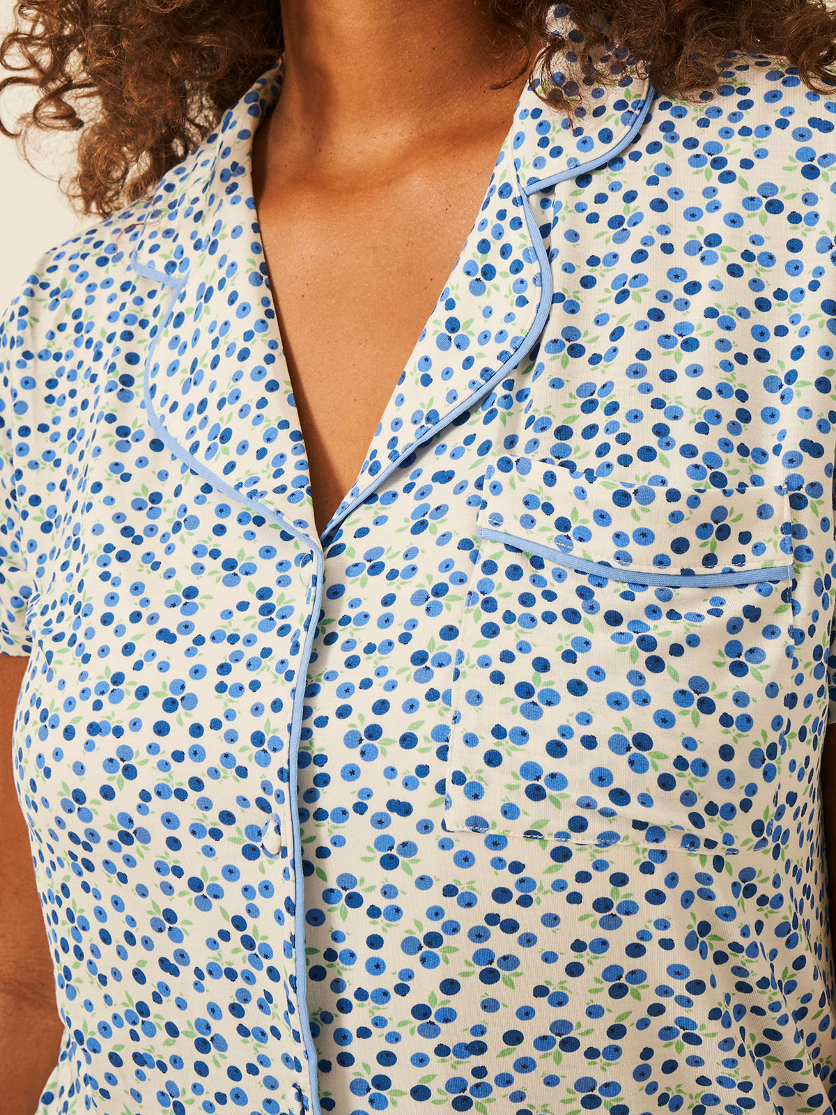Emily English X S&S Short Pajama Set - Blueberry Charming Garment Enterprises Co