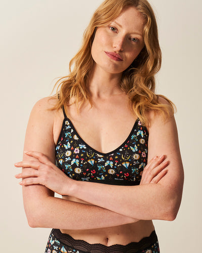 T-Shirt Bra - Enchanted Stripe & Stare