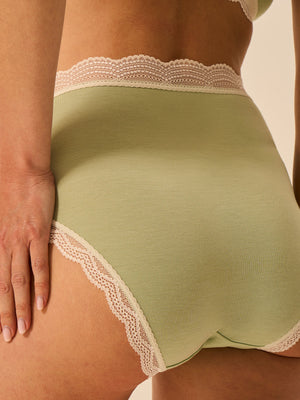 High Rise Brief - Eucalyptus Pastels
