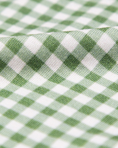 Lace Cami - Eveliina Sage Gingham Stripe & Stare®