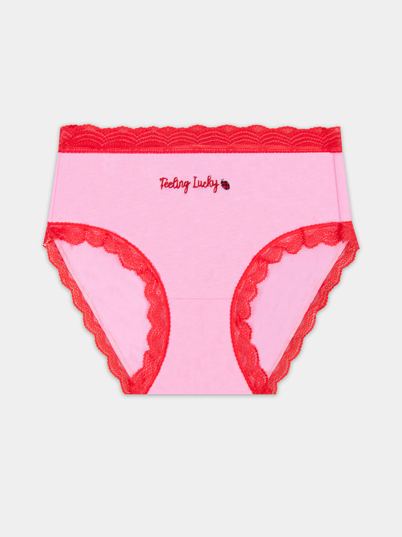 High Rise Brief - Feeling Lucky Lady Bird