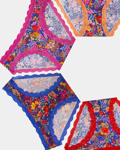 The Original Brief Four Pack - Full Bloom Stripe & Stare