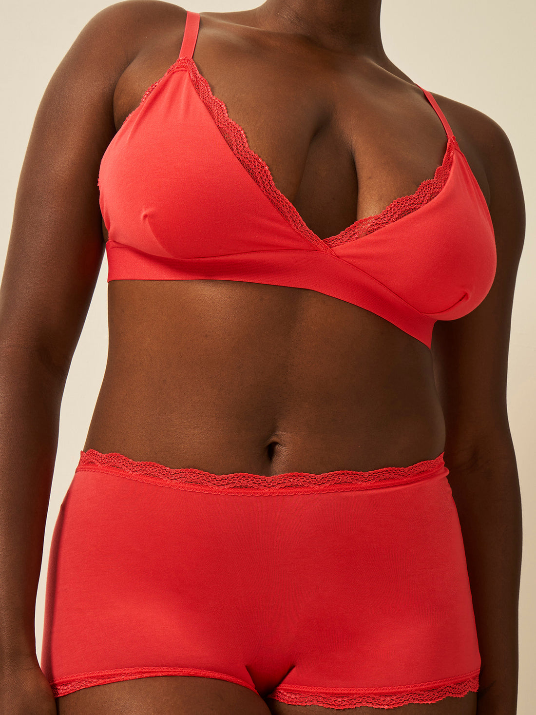 Lace Bralette - Hibiscus