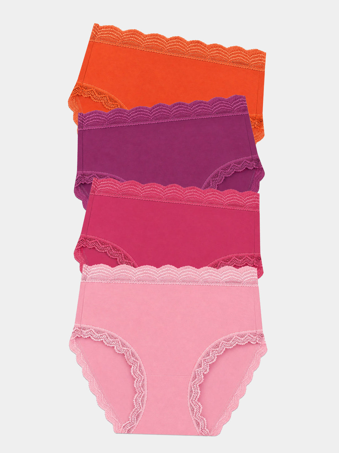 High Rise Brief Four Pack - Autumn Sunset