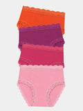High Rise Brief Four Pack - Autumn Sunset