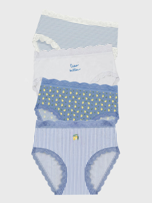 High Rise Brief Four Pack - Ciao Bella