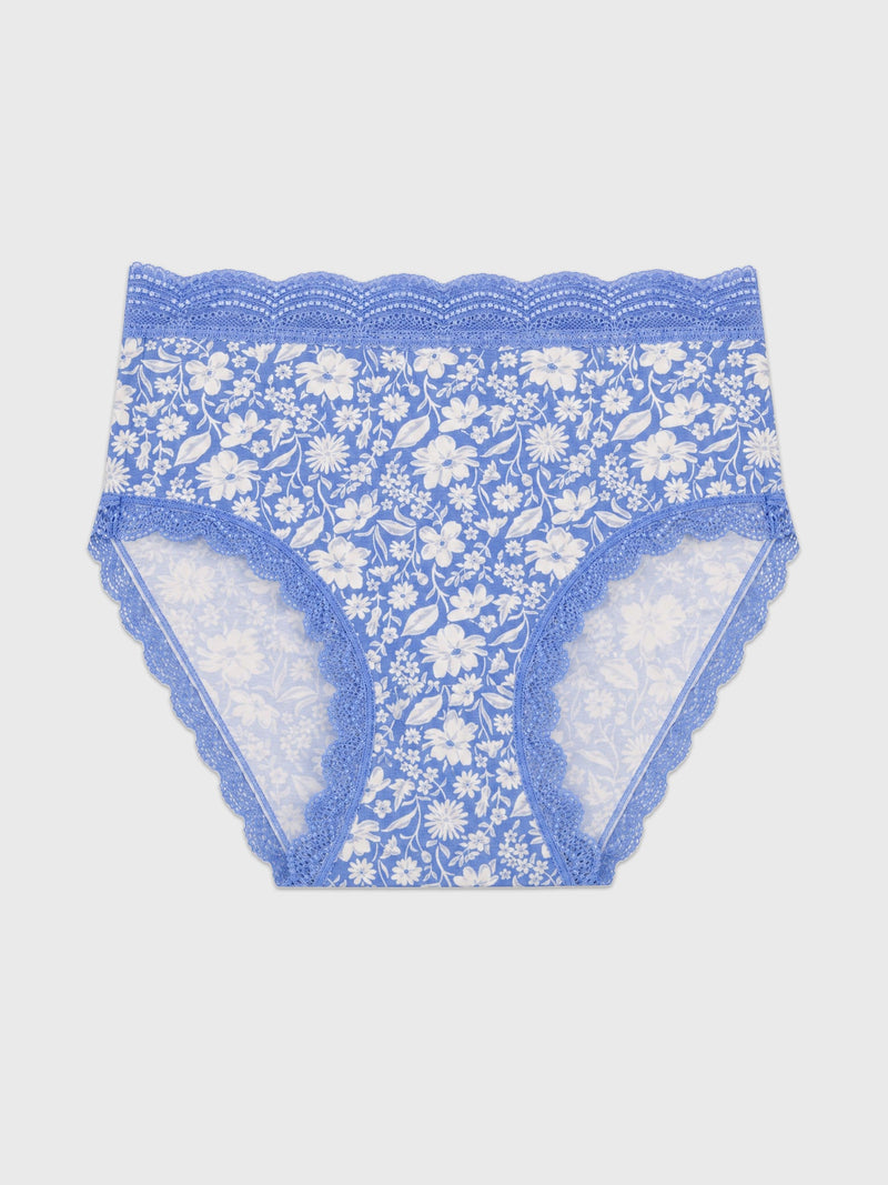 High Rise Brief - Cornflower Petals