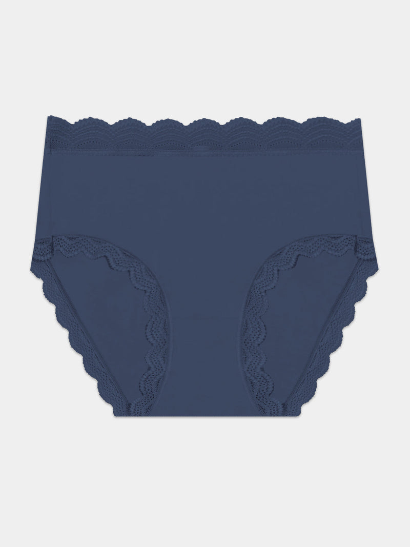 High Rise Brief - Indigo Blue