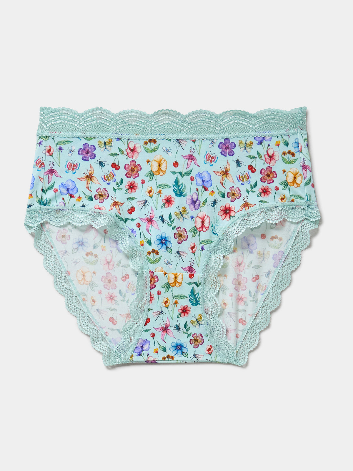 High Rise Brief - Ethereal Wildflowers