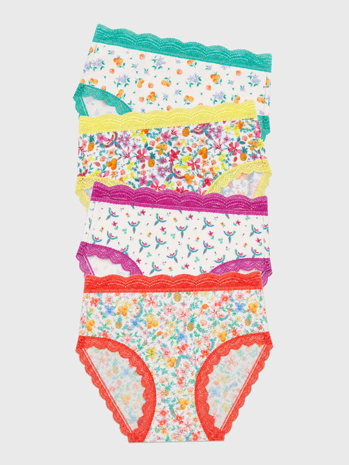 High Rise Brief Four Pack - Paradise Found